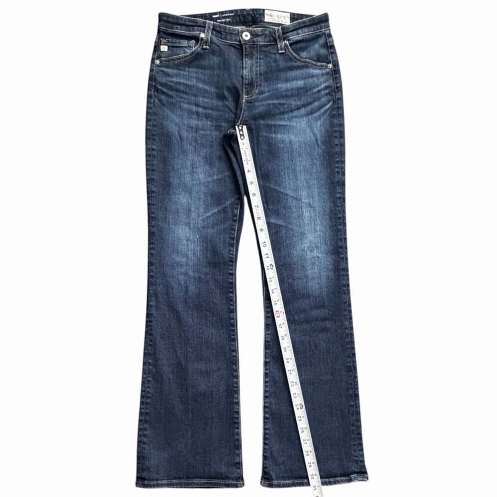 AG Angel Low Rise Boot Jeans Womens 28 Blue Stretch Japanese Fabric - Picture 2 of 14